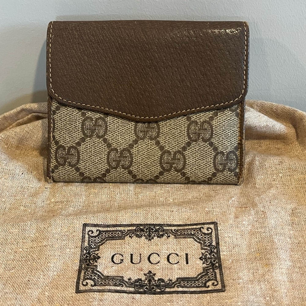 Gucci - Wallet - Vintage GG Logo Supreme Monogram Limited Edition Sherry Line - Picture 4 of 16